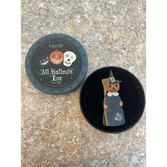 Jewelry - NEW Erstwilder The Stitched Witch Brooch